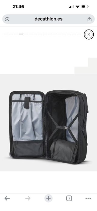 Mochila Forclaz 50+6L Viaje Trekking Hombre