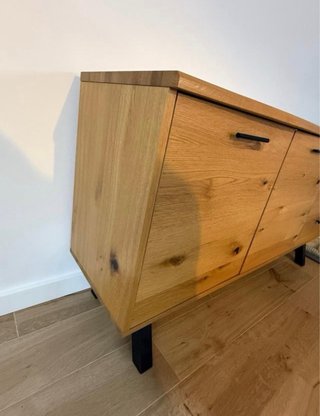 Mueble Aparador Jysk Madera y Metal Negro