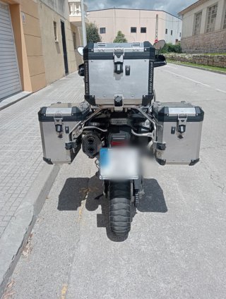 BMW F800GS Adventure Moto Gris/Plata