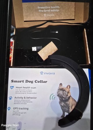 Collar Inteligente Invoxia Perro GPS Salud