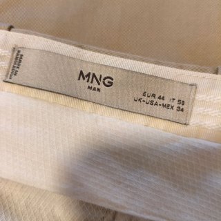 Pantalones Chinos Mango Talla 42/44 Beige