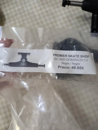 Ejes de skate Destructo negros