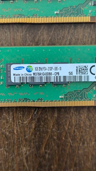 2x 8GB DDR4 Samsung 2133MHz Módulos RAM