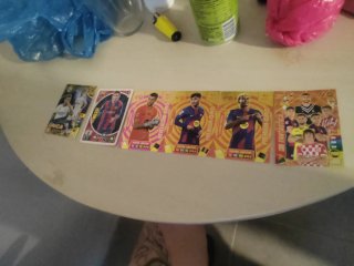 Lote 6 cartas fútbol Panini Adrenalyn XL