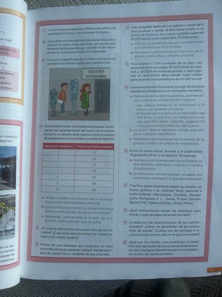 1 Bachillerato, Economía Revuela