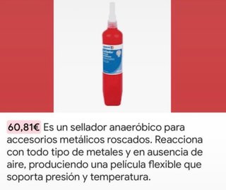 8 Botes Sellador Rosca Metálica Unicol