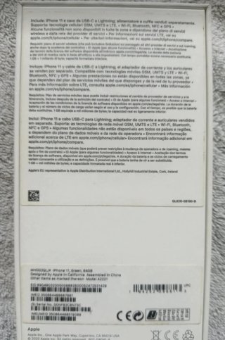 iPhone 11 64GB Verde Menta Caja