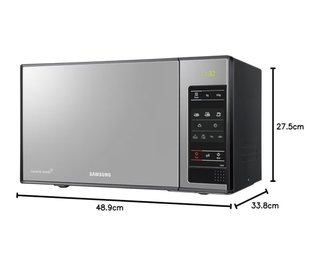 Microondas Samsung Negro Espejo
