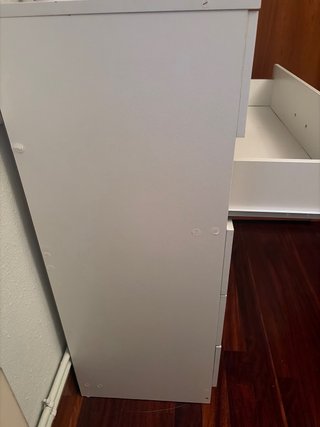 Cajonera beige/blanca poco usada