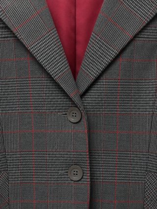 Chaqueta SOFT'S WOMAN cuadros gris