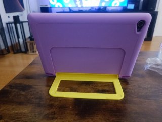 Tablet 10 pollici viola e giallo