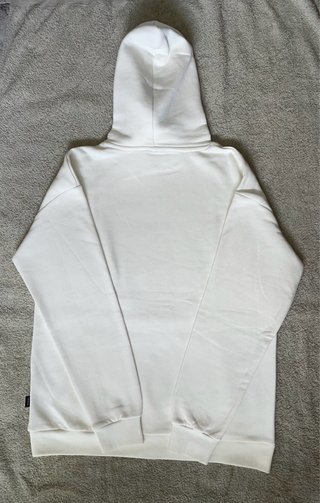 Sudadera ICONO Blanca Relaxed Fit Talla L Oversize