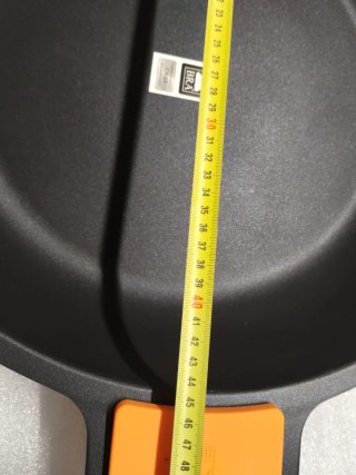 Cacerola Bra Negra con Asas Naranja