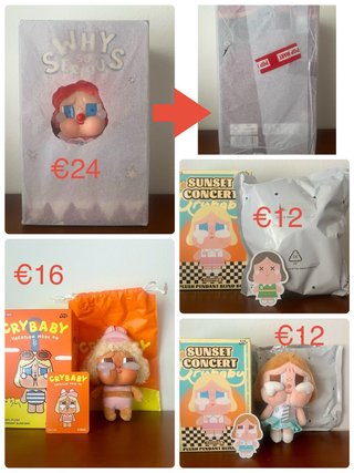Varie Crybaby mai usate/esposte.