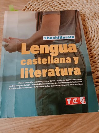 Libro de lengua de primero de bachillerato de letr