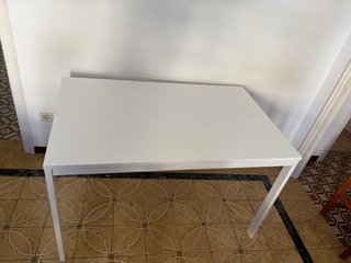 Mesa extensible VIHALS blanca  6 - 8 personas