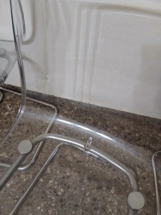 Sillas transparentes modernas Ikea