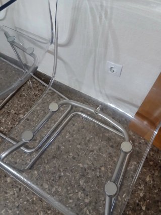 Sillas transparentes modernas Ikea