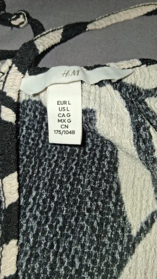 Mono H&M ancho estampado