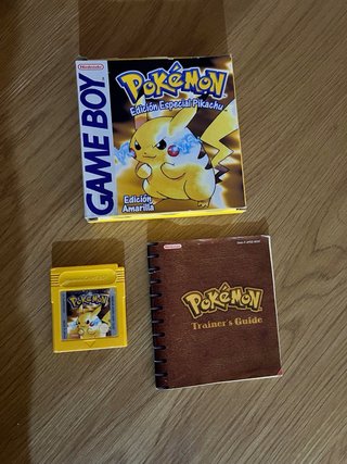 Pokemon Amarillo Edición Especial Pikachu Game Boy