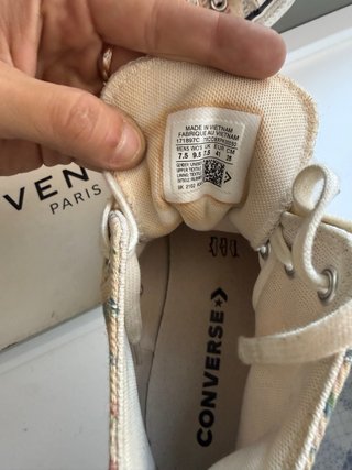 Converse All Star Beige Rayas dif colore T.41 (15)
