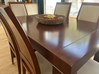 Mesa Comedor Madera Extensible + 6 Sillas