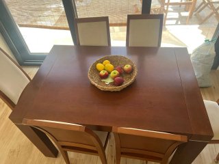 Mesa Comedor Madera Extensible + 6 Sillas