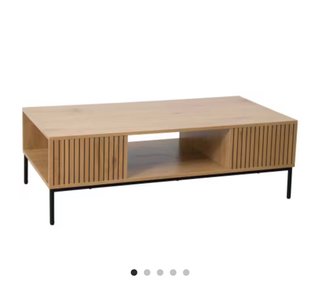 Mesa de centro madera y metal