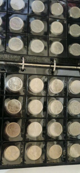 Lote 113 monedas de 25 pesetas