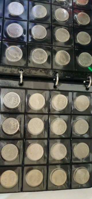 Lote 113 monedas de 25 pesetas