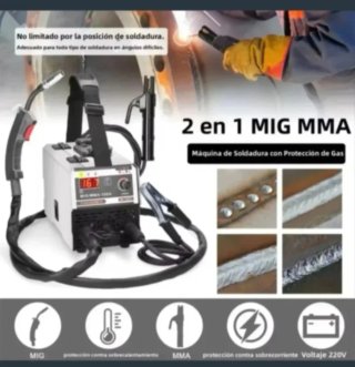 Máquina Soldar Inverter Dual MIG/MMA 160A