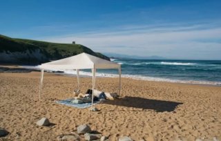 Carpa desmontable blanca