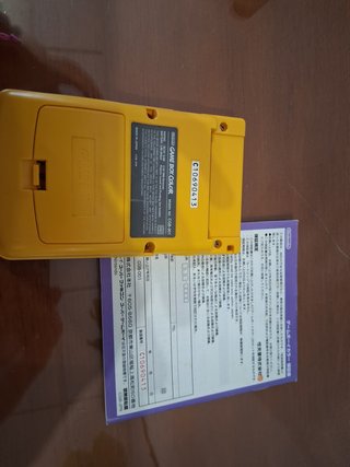 Nintendo Game Boy Color Amarilla + Manual + Caja