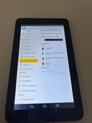 Tablet Alcatel Negra