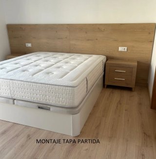 Canapé de madera con Colchón