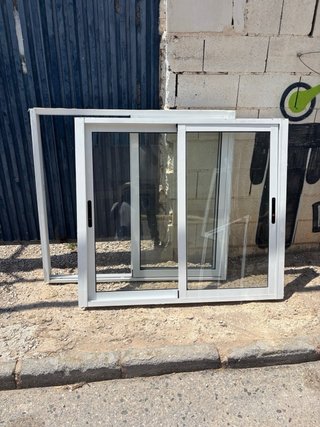 7 Ventanas Aluminio Blancas