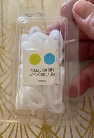 Ganchos riel para cortinas de autocaravana