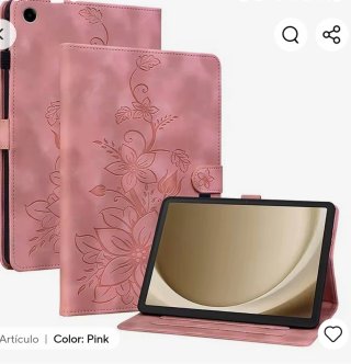 Funda Samsung Tab A11 8.7 Rosa Flores
