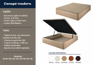 Canapé matrimonio 135x190 | Envío gratis + en 24H