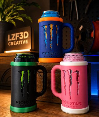 Tazza 3D per lattina Monster Energy