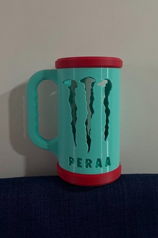 Tazza 3D per lattina Monster Energy