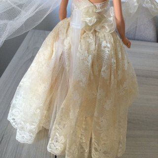 Barbie Novia Vestido Encaje y Velo