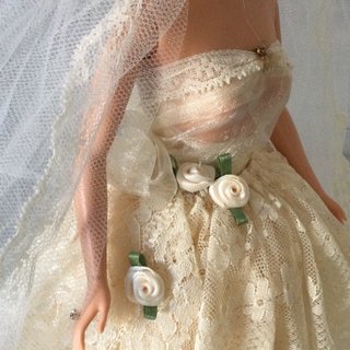 Barbie Novia Vestido Encaje y Velo