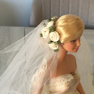 Barbie Novia Vestido Encaje y Velo