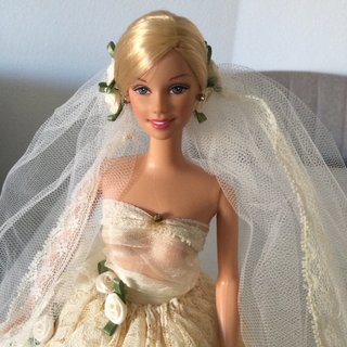 Barbie Novia Vestido Encaje y Velo