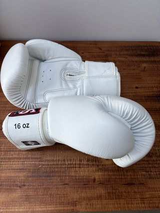 Guantes Boxeo Twins Special 16 oz Blancos