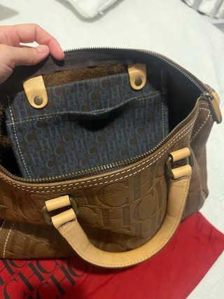 Bolso Carolina Herrera CH Marrón Andy 13