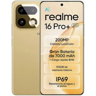 Realme 16 Pro+ 5G 512GB Dorado  o Cambio