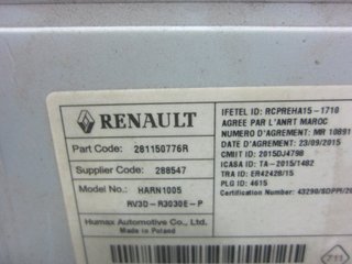 SISTEMA NAVEGACION GPS DACIA LOGAN II 281150776R