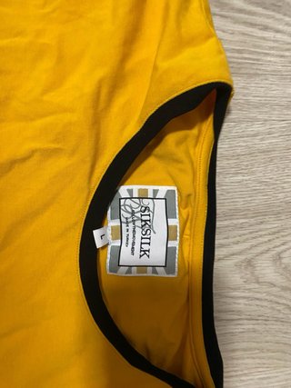 Camiseta SikSilk Amarilla